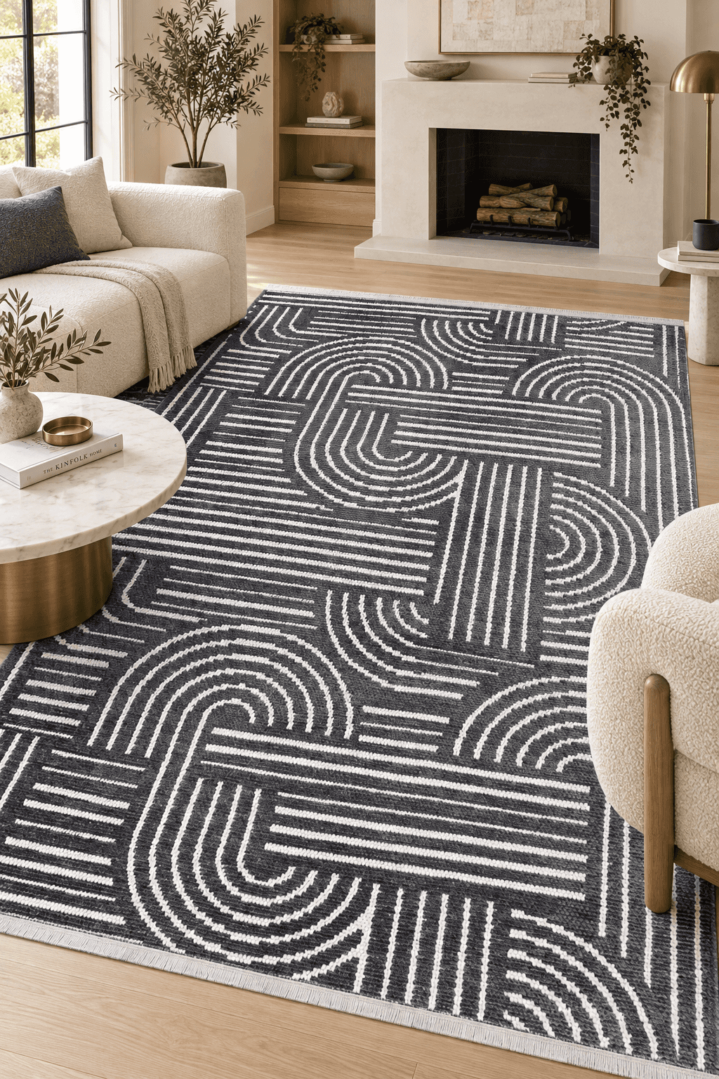 Labent Oturma Odası Koridor Yıkanabilir Kaymaz Kilim Halı